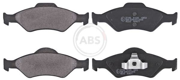 set placute frana,frana disc ABS 37196