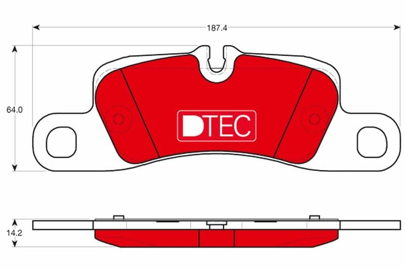 set placute frana,frana disc TRW DTEC COTEC GDB1839DTE