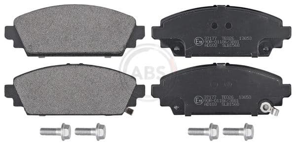 set placute frana,frana disc ABS 37177