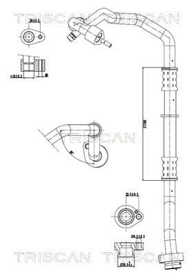 conducta presiune variabila,aer conditionat TRISCAN 9010 29050