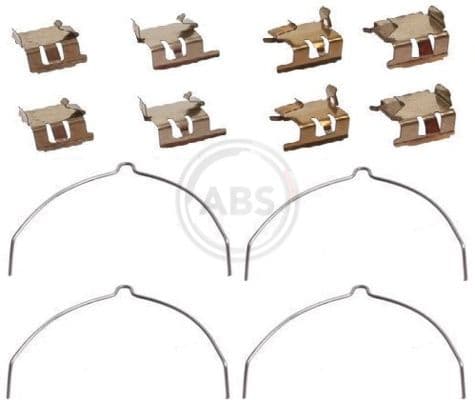 Set accesorii, placute frana ABS 1289Q
