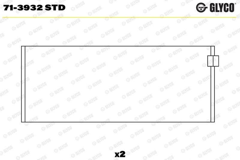 Cuzinet bielă GLYCO 71-3932 STD