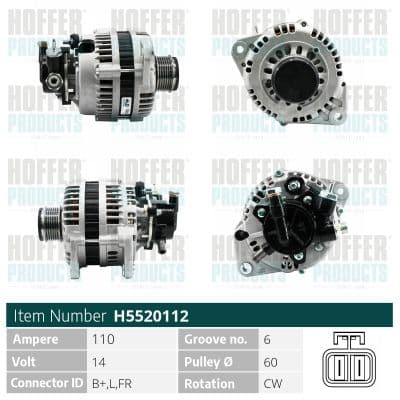 Generator / Alternator MEAT & DORIA H5520112