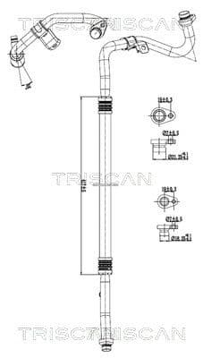 conducta presiune variabila,aer conditionat TRISCAN 9010 10030