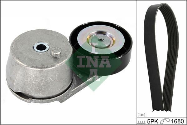 Set curea transmisie cu caneluri Schaeffler INA 529 0409 10