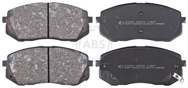 set placute frana,frana disc ABS 37622