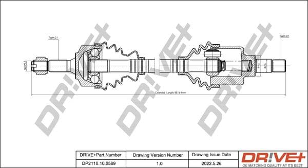 Planetara DR!VE+ DP2110.10.0589
