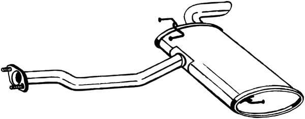 Toba esapament finala BOSAL 165-059