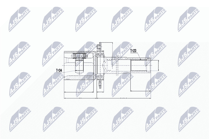 Set articulatie, planetara NTY NPW-WW-026