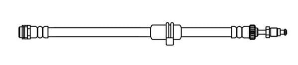 Furtun frana METZGER AUTOTEILE 4119084