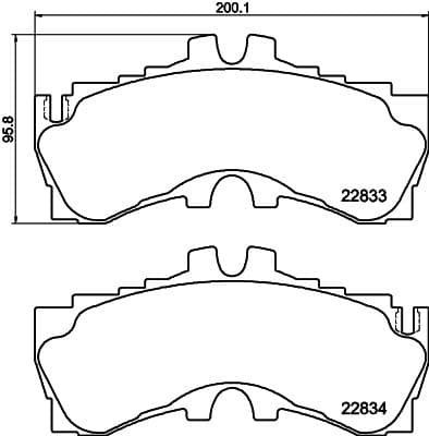 set placute frana,frana disc TEXTAR 2283301