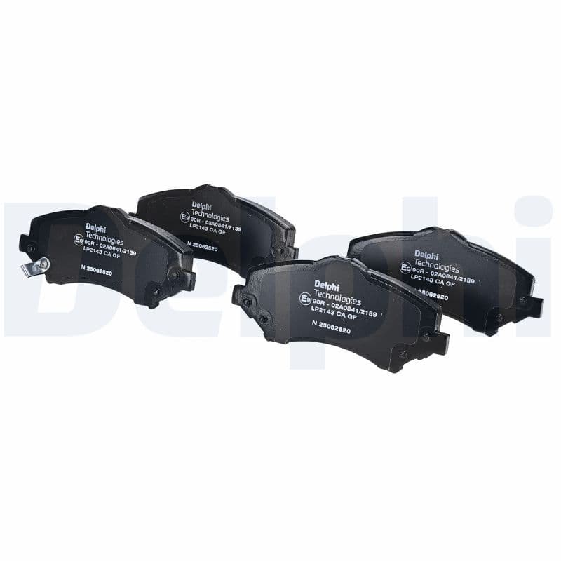set placute frana,frana disc DELPHI LP2143