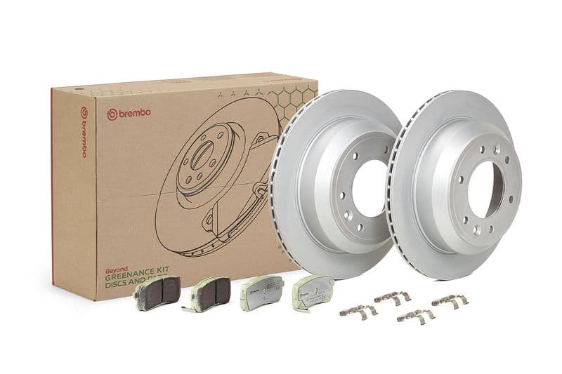 Set frana, frana disc BREMBO BEYOND LINE - Greenance KT 10 020