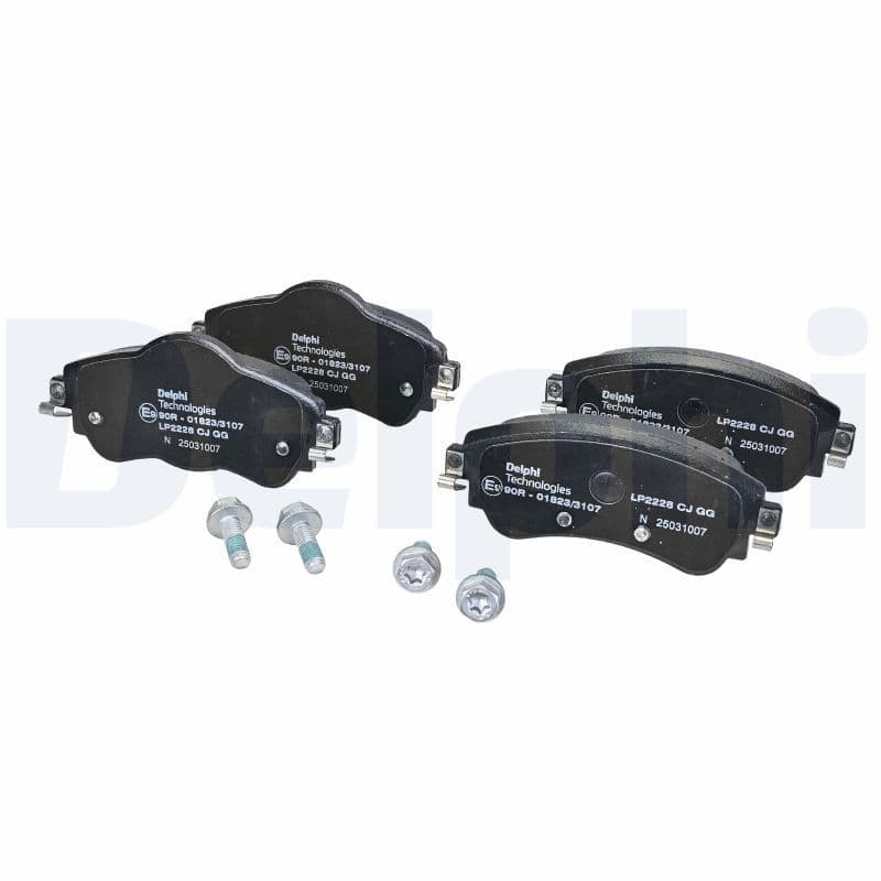 set placute frana,frana disc DELPHI LP2228