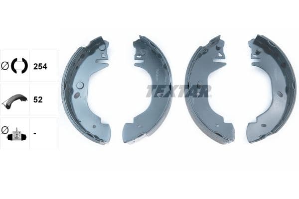 Set saboti frana TEXTAR 91048500