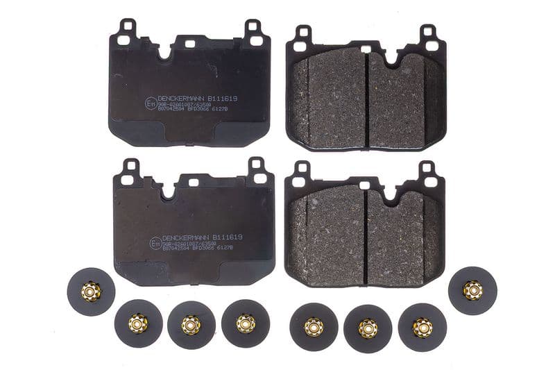 set placute frana,frana disc DENCKERMANN B111619