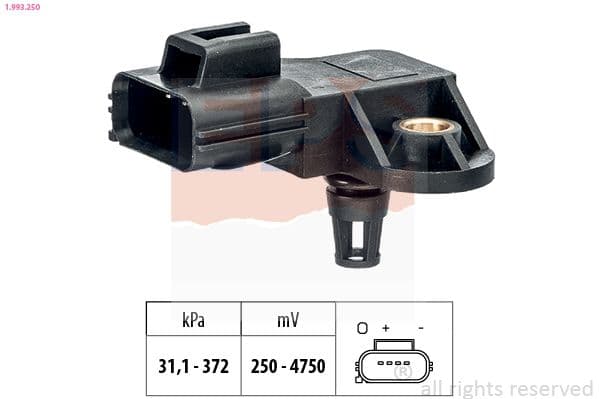 senzor presiune aer EPS Made in Italy - OE Equivalent 1.993.250