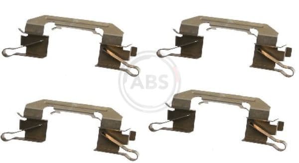 Set accesorii, placute frana ABS 1626Q