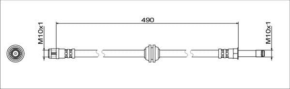 Furtun frana METZGER AUTOTEILE 4111781