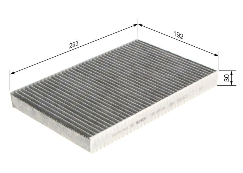Filtru, aer habitaclu BOSCH 1 987 435 535