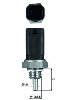 senzor,temperatura lichid de racire MAHLE BEHR TSE 11