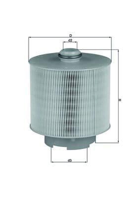 Filtru aer MAHLE LX 1006/1D