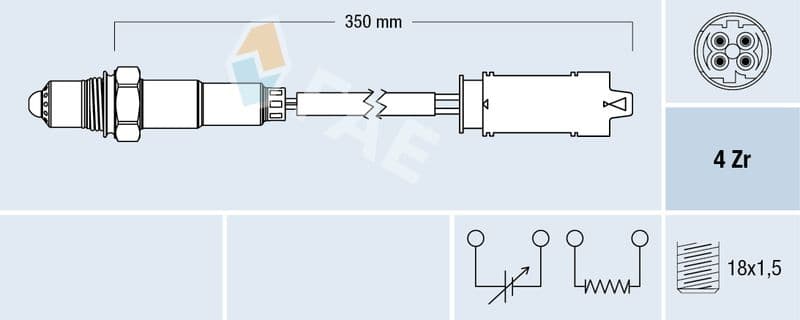 Sonda Lambda FAE 77368