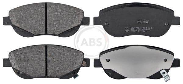 set placute frana,frana disc ABS 37736