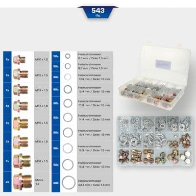 Inel etansare, surub drena ulei KS TOOLS BT711200