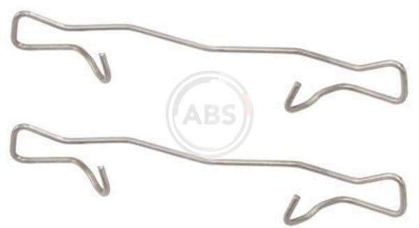 Set accesorii, placute frana ABS 1755Q