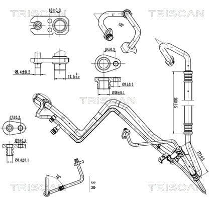 conducta presiune variabila,aer conditionat TRISCAN 9010 28041
