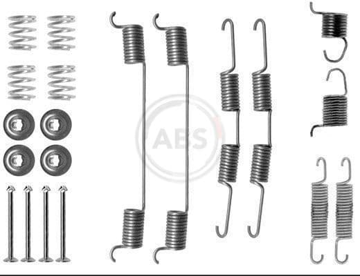 Set accesorii, sabot de frana ABS 0724Q