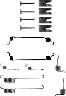 Set accesorii, sabot de frana TEXTAR 97010200