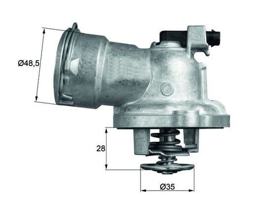 termostat,lichid racire MAHLE BEHR TM 28 87