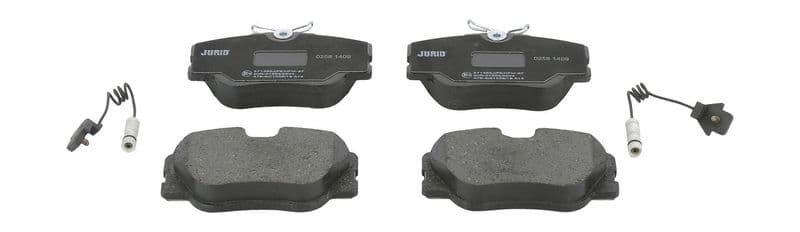 set placute frana,frana disc JURID 571382J
