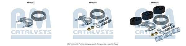 Set montaj, filtru funingine/particule BM CATALYSTS FK11015