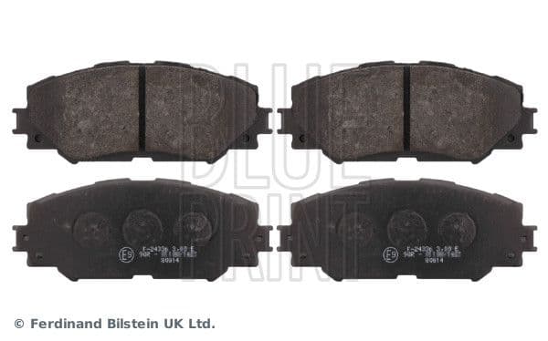 set placute frana,frana disc BLUE PRINT ADT342171