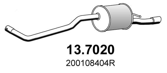Toba esapament finala ASSO 13.7020