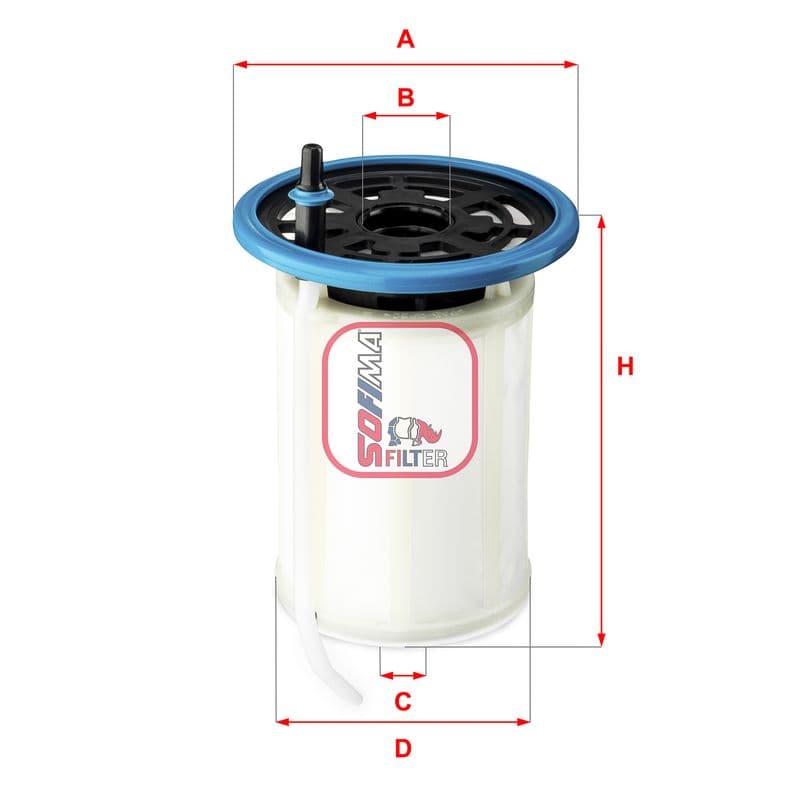 filtru combustibil SOFIMA S 0H2O NE