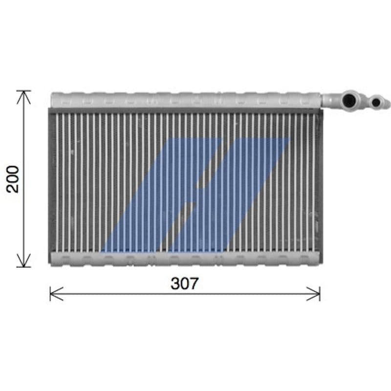 Evaporator, aer conditionat HIGHWAY AUTOMOTIVE 41011004