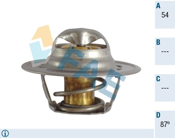 termostat,lichid racire FAE 5205287