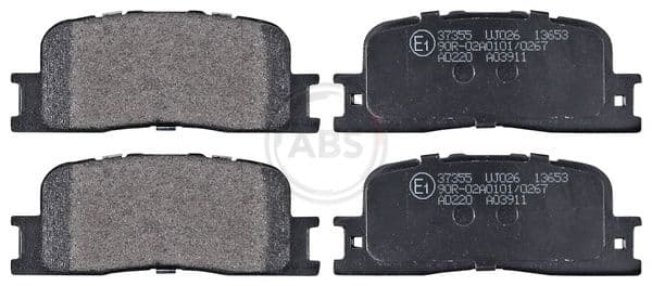 set placute frana,frana disc ABS 37355