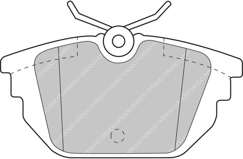 set placute frana,frana disc FERODO FDS1113