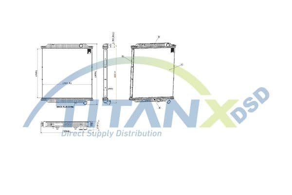Radiator, racire motor TITANX RX129002