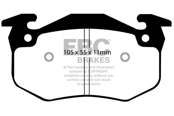set placute frana,frana disc EBC Brakes DP2983