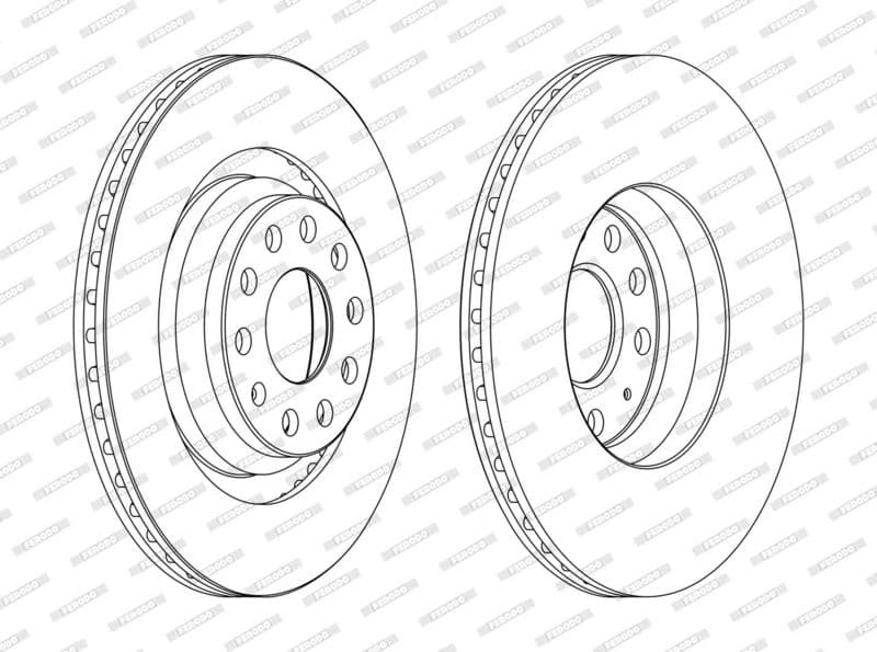 Disc frana FERODO PREMIER Coat+ disc DDF1503C