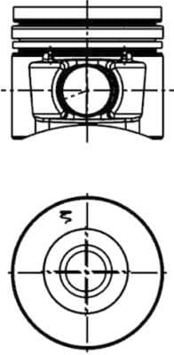 Piston KOLBENSCHMIDT 41801620