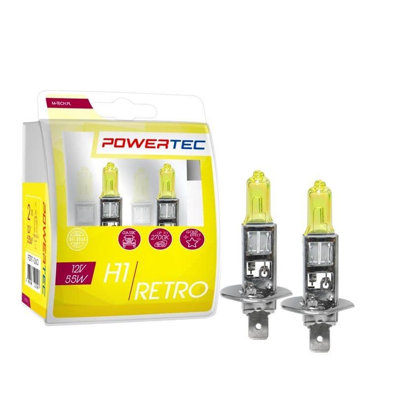 Bec, far faza lunga M-TECH Powertec Retro PTZRT1-DUO