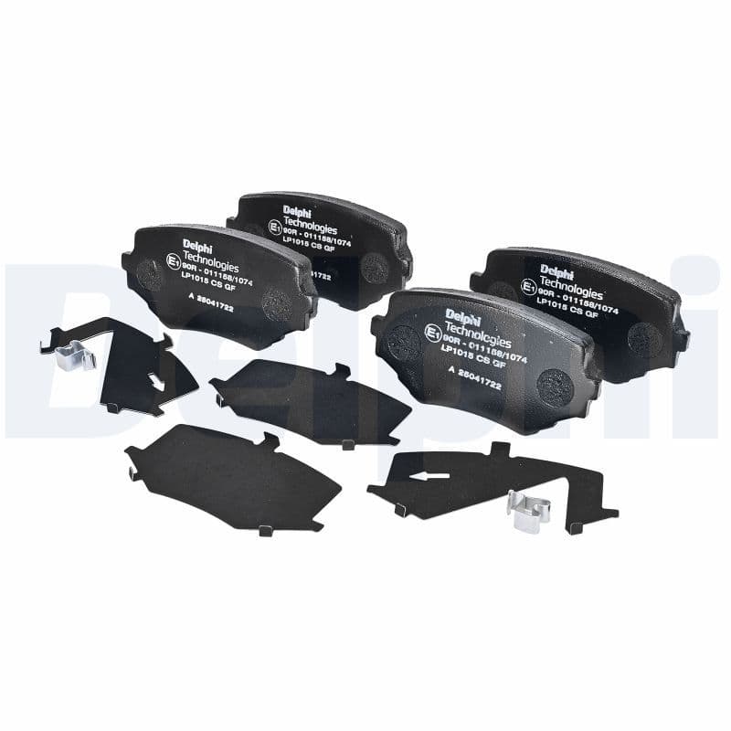 set placute frana,frana disc DELPHI LP1015