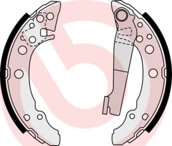 Set saboti frana BREMBO S 85 535